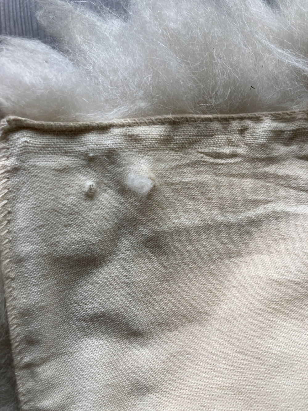 Peruvian handmade alpaca fur rug Wall Hanging Panda Peru Throw Decor Rustic - Picture 9 of 9